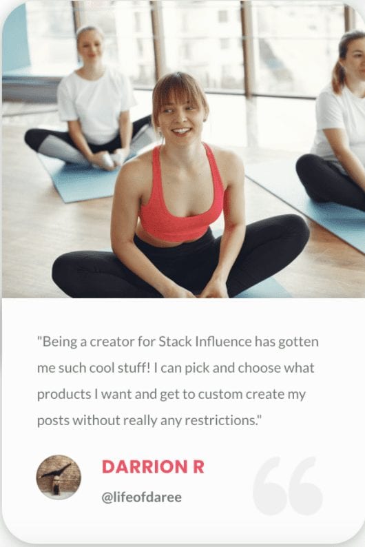Stack Influence has been established as one of the top microinfluencer marketing agencies in the world. We’ve partnered with leading ecommerce brands to provide highly curated influencer campaign opportunities to social creators like you.   